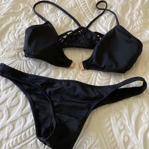 Victoria’s Secret black bikini